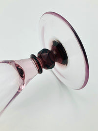 Smokey Amethyst Martini Glasses