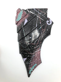 Vintage Postmodern Memphis Era Wall Vase by Rosalyn Tyge