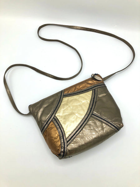 Vintage Metallic Genuine Leather Purse – Dovetail
