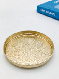 Vintage Anodized Aluminum Coaster Set