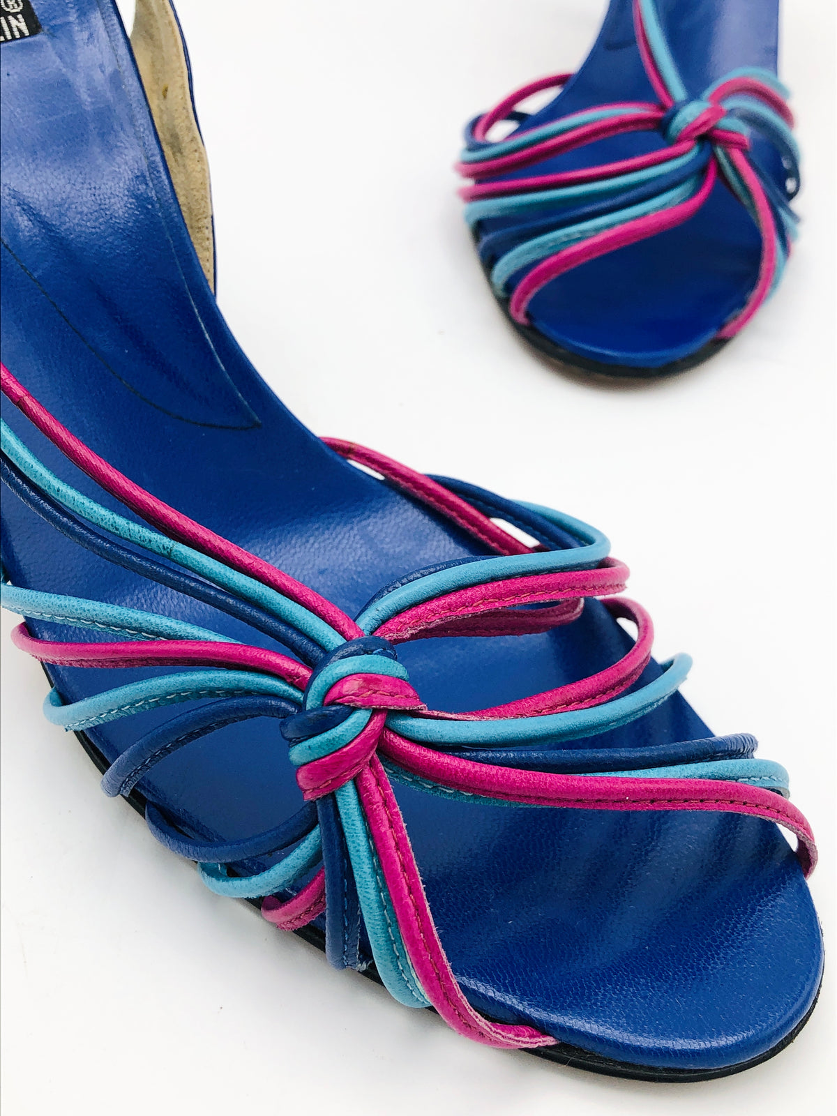 Anne Klein Leather Strappy Sandals