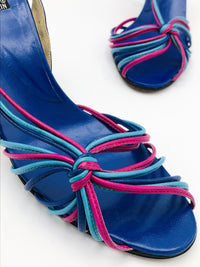 Anne Klein Leather Strappy Sandals