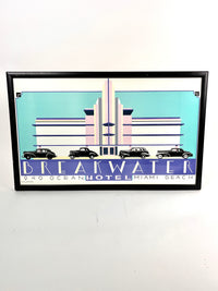 Breakwater Hotel Poster by Woody Vondracek, 1986