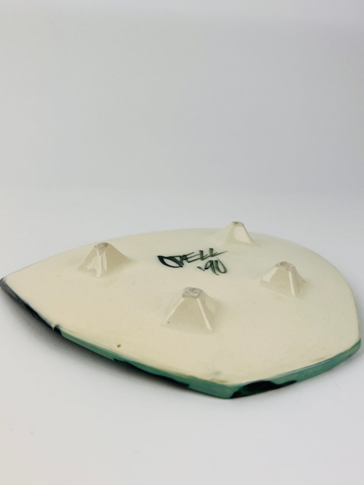 Vintage 90s Ceramic Face Catchall