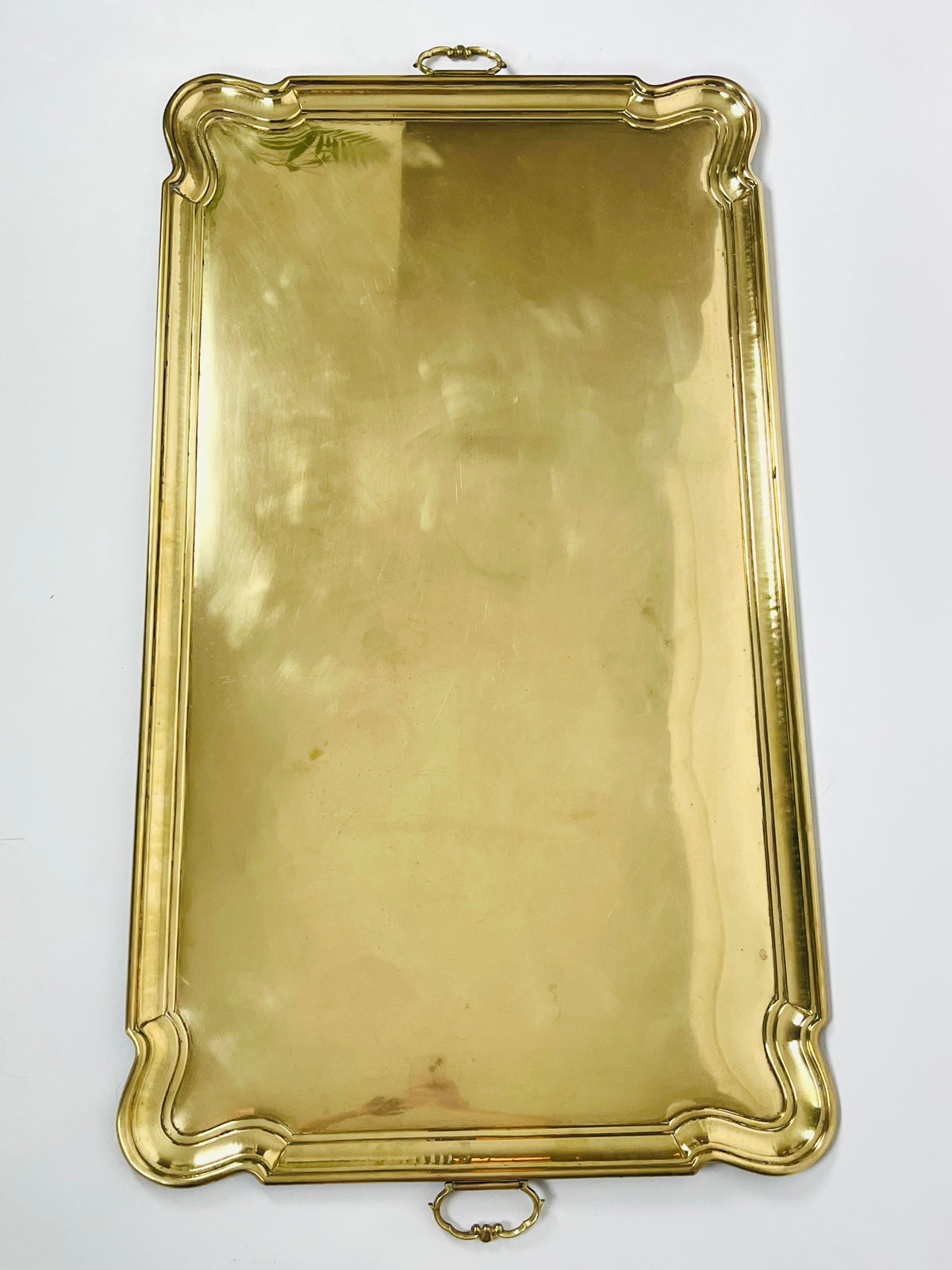 Vintage Burge Regency Brass Tray