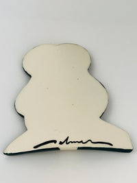 Vintage 90s Ceramic Face Catchall