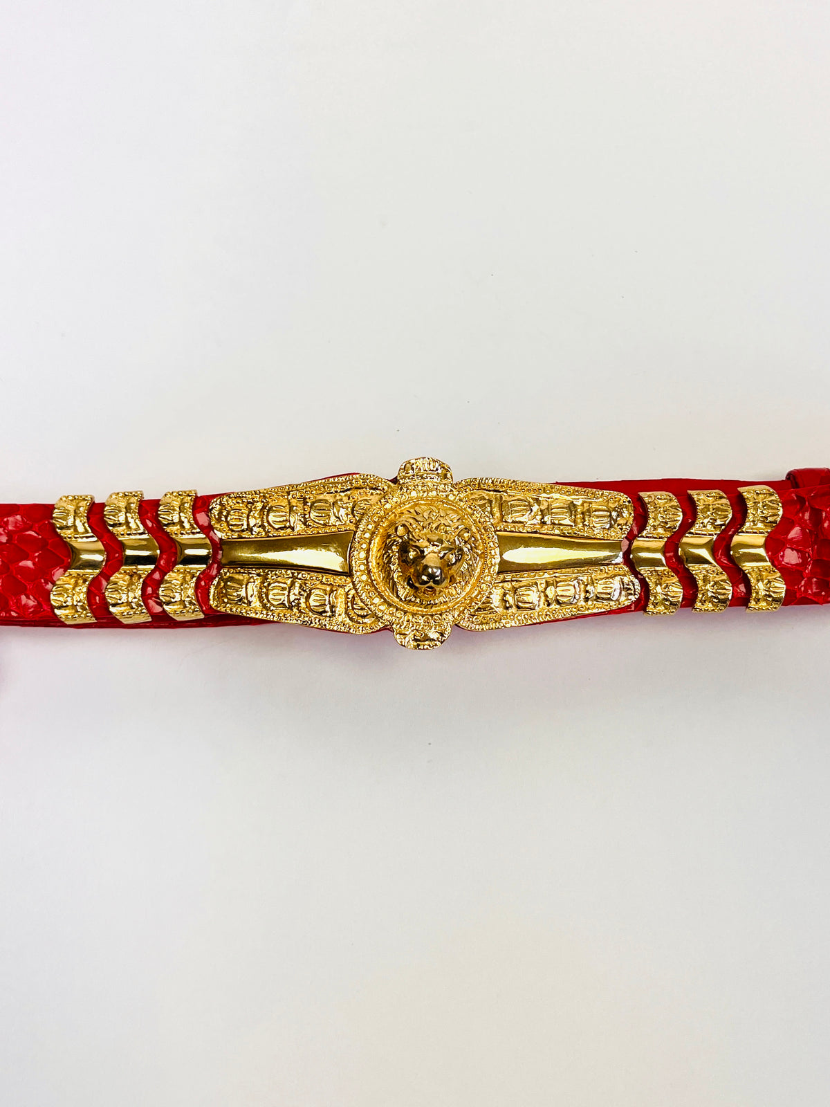 Vintage Judith Lieber Snakeskin Belt