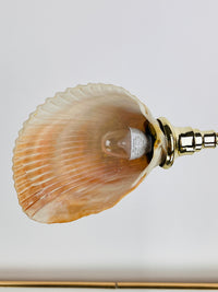 Vintage Lucite and Seashell Lamp