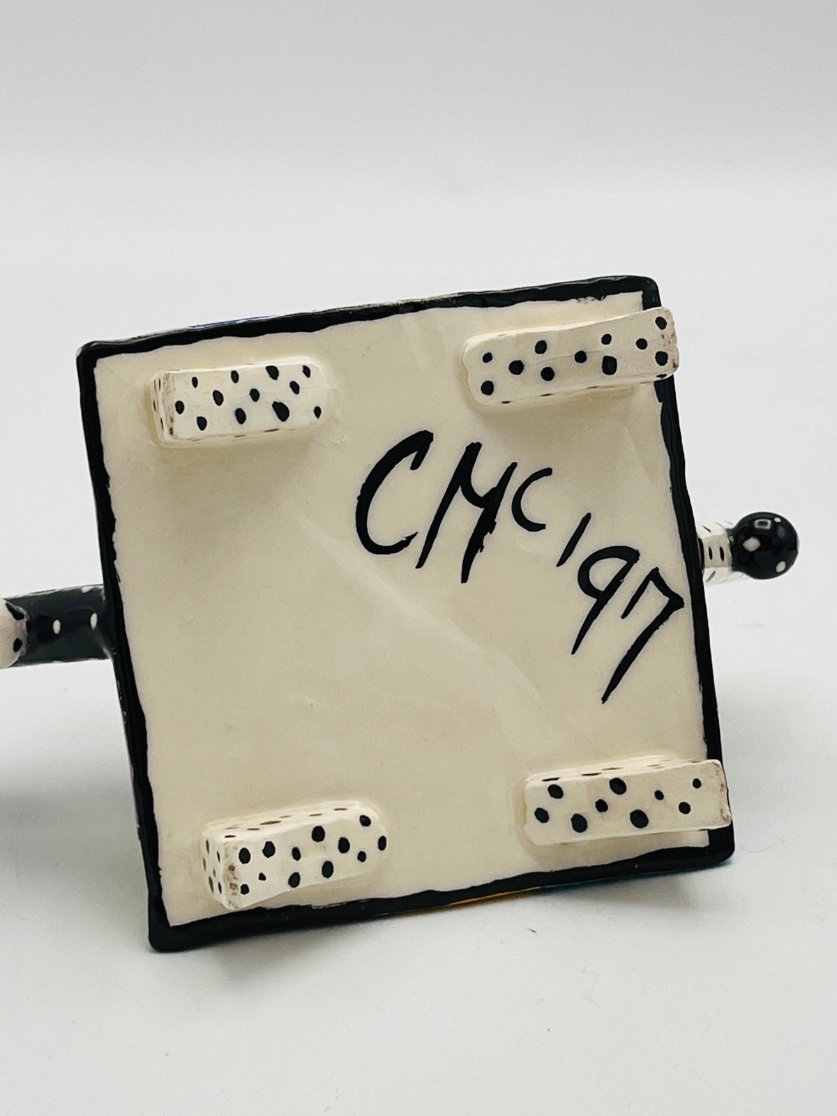 Postmodern / Memphis Style Cream & Sugar by McGovney Camarot