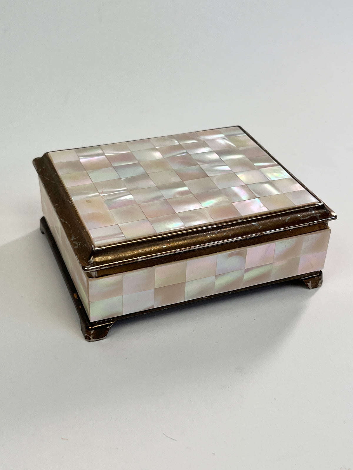 Vintage Mother of Pearl Box