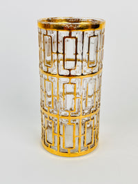 Vintage Hollywood Regency Shoji Trellis Tumblers