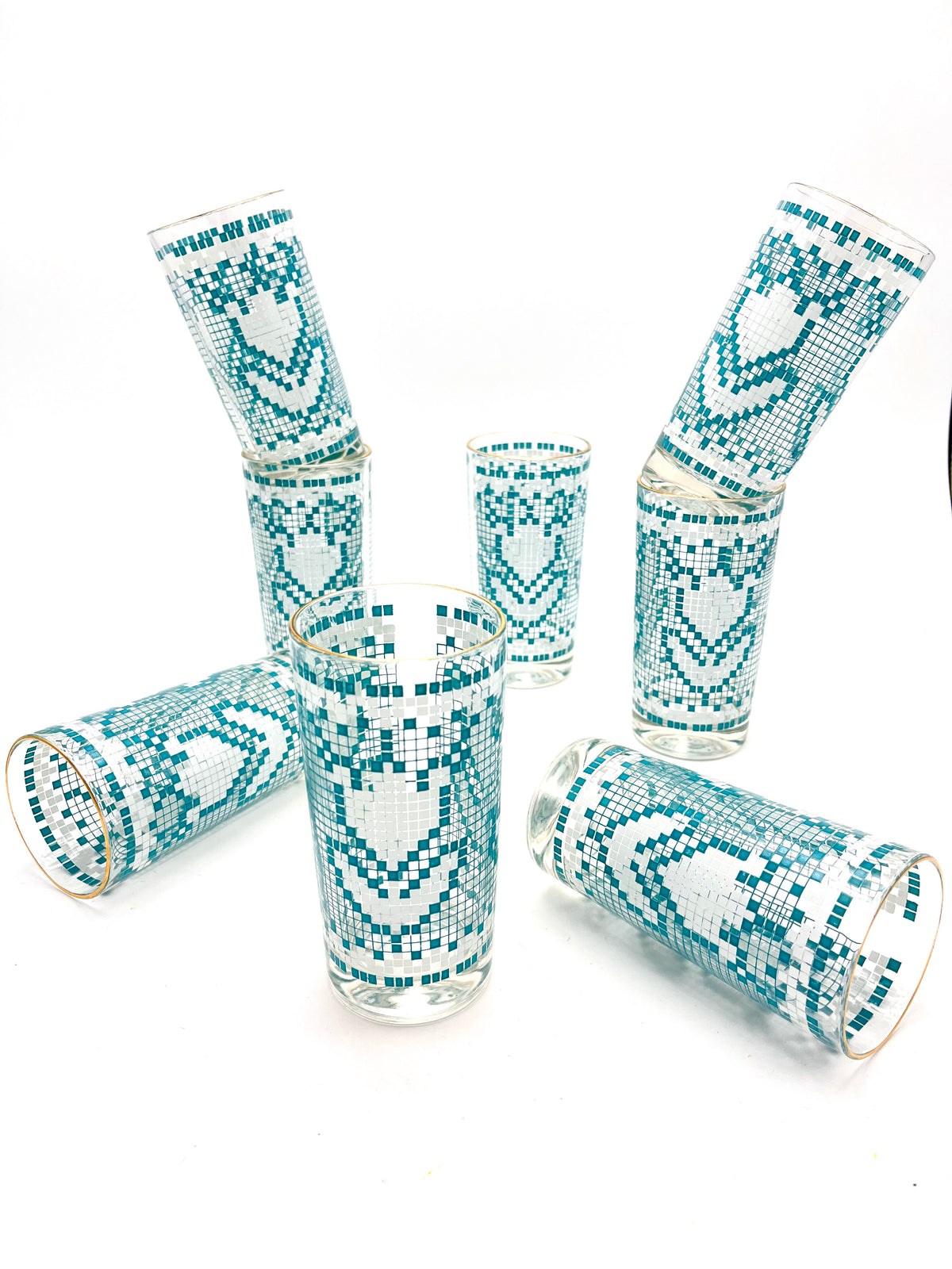 Vintage Tulip Tumblers