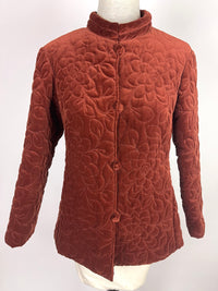Vintage Quilted Velvet Jacket