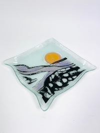 Vintage Art Glass Plate