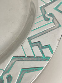 Postmodern Pewter Platter