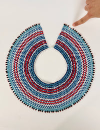 Vintage African Beaded Collar Necklace