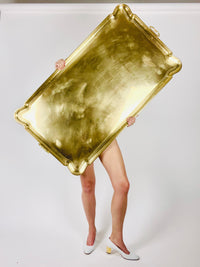 Vintage Burge Regency Brass Tray