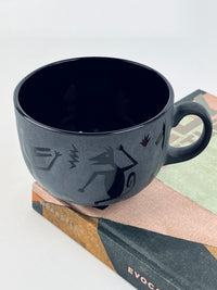 Postmodern Memphis Style Glass Mug - Large