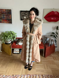 Vintage Jacket with Faux Fur Lining