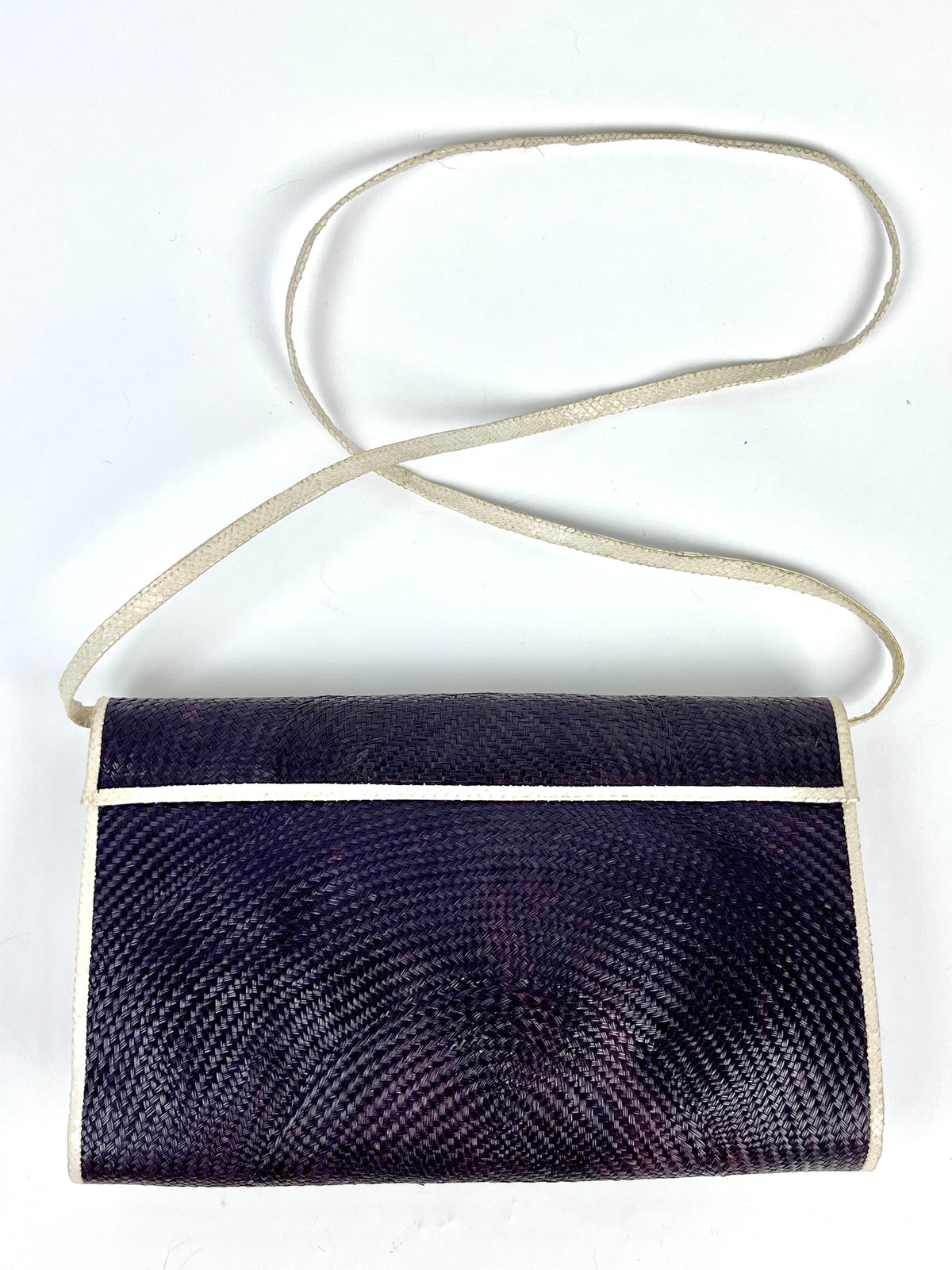 Woven Straw & Snakeskin Bag