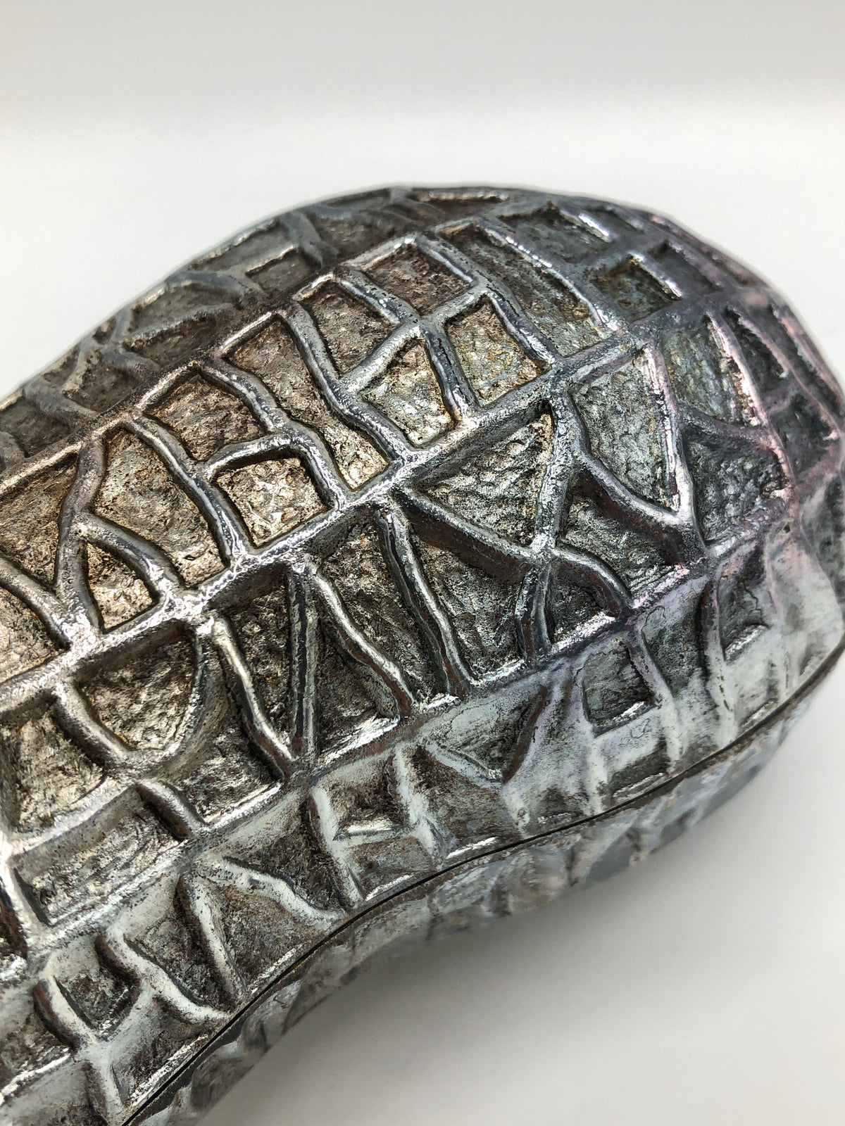 Silver Plate Peanut Box