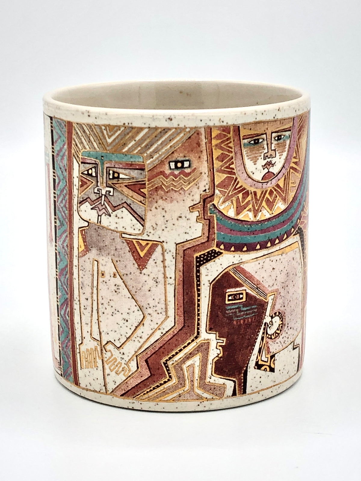 Vintage 90s Postmodern Tribal Mug