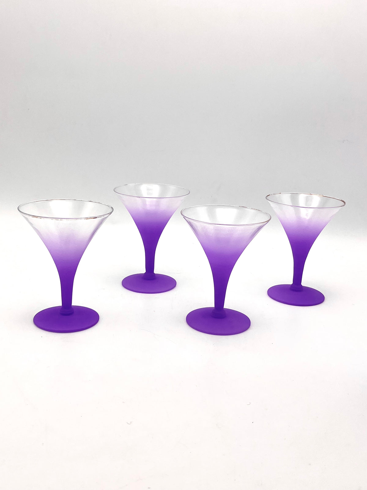 Vintage Violet Ombré Cocktail Set