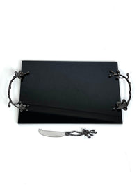 Black Orchid Cheese Board by Michael Aram