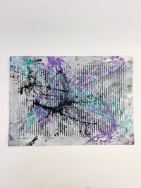 Postmodern Hand-Painted Placemats & Napkins - 16pc