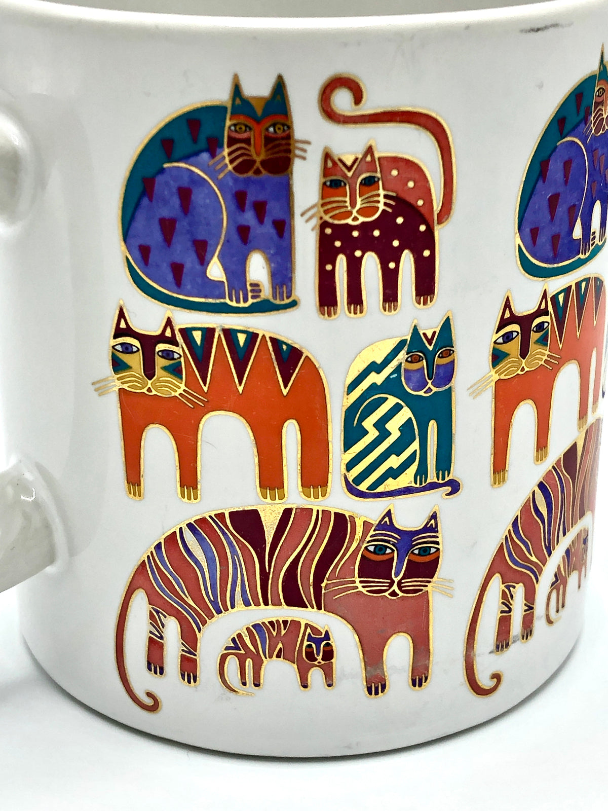 Vintage 80s Cat Mug