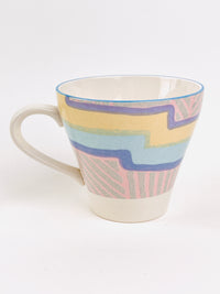 Memphis Style Cup & Saucer Set - 8pc