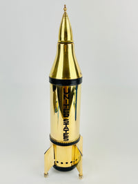 Mid-Century Musical United States Rocket Ship Decanter