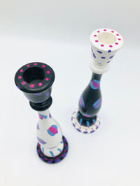 Postmodern Memphis Style Candle Holders