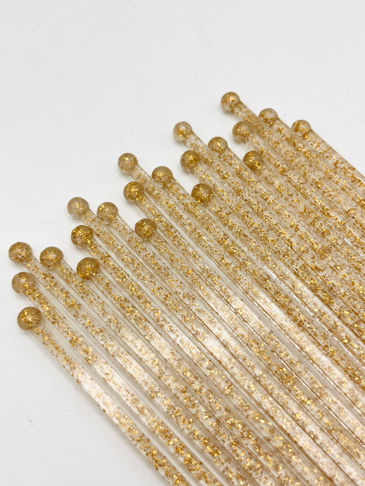 MCM Gold Fleck Swizzle Sticks