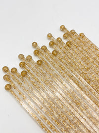MCM Gold Fleck Swizzle Sticks