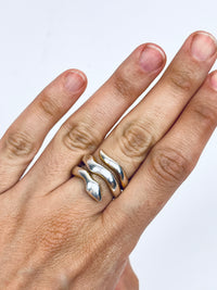 Sterling Silver Snake Ring