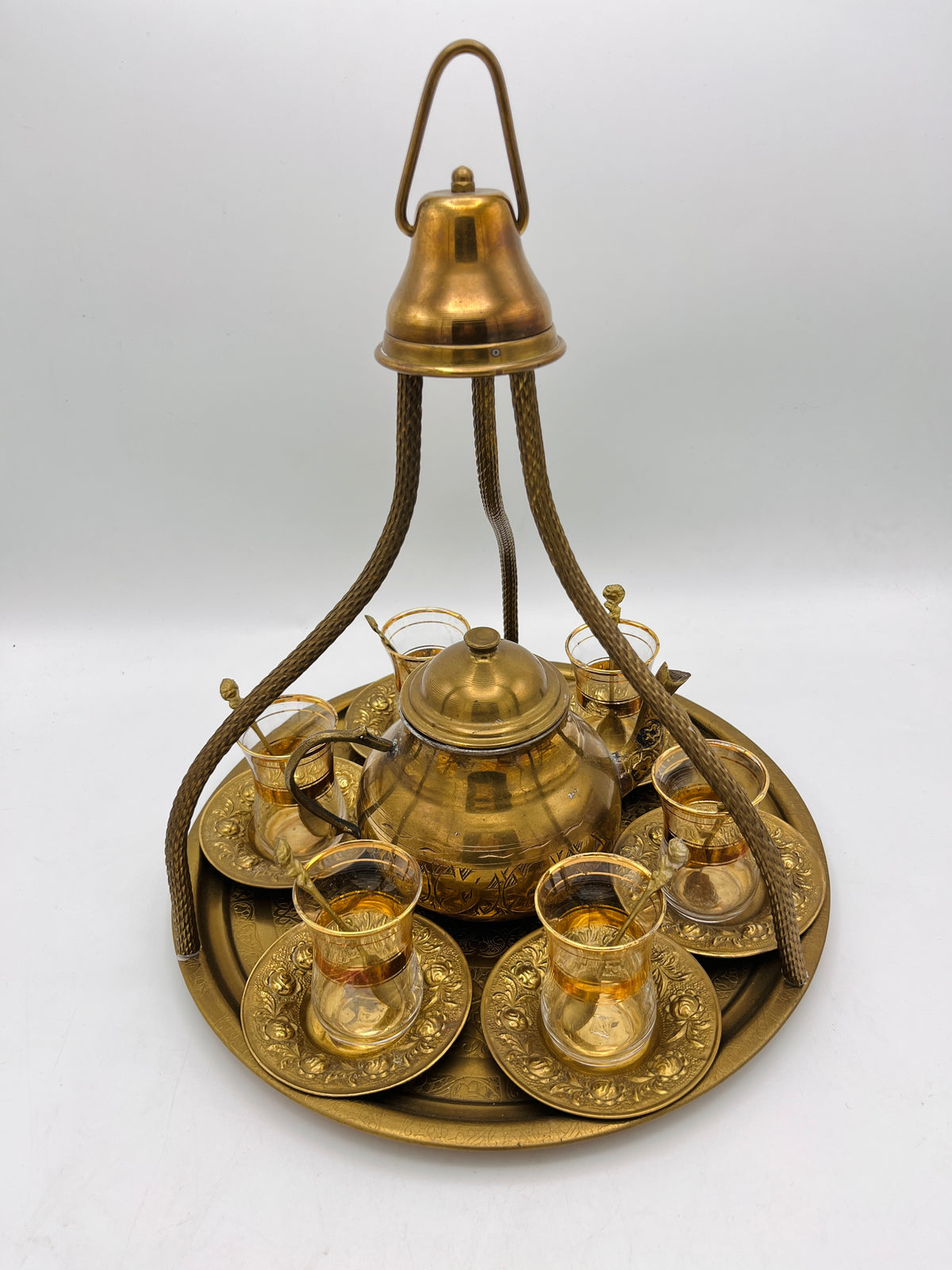 Vintage 1960s Turkish Tea Set