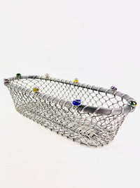 Vintage Postmodern Wire Basket