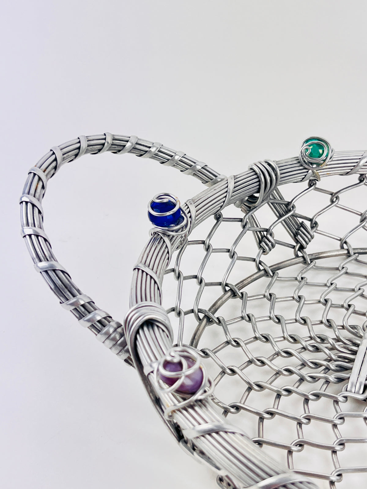 Vintage Postmodern Wire Basket