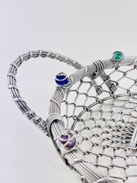 Vintage Postmodern Wire Basket