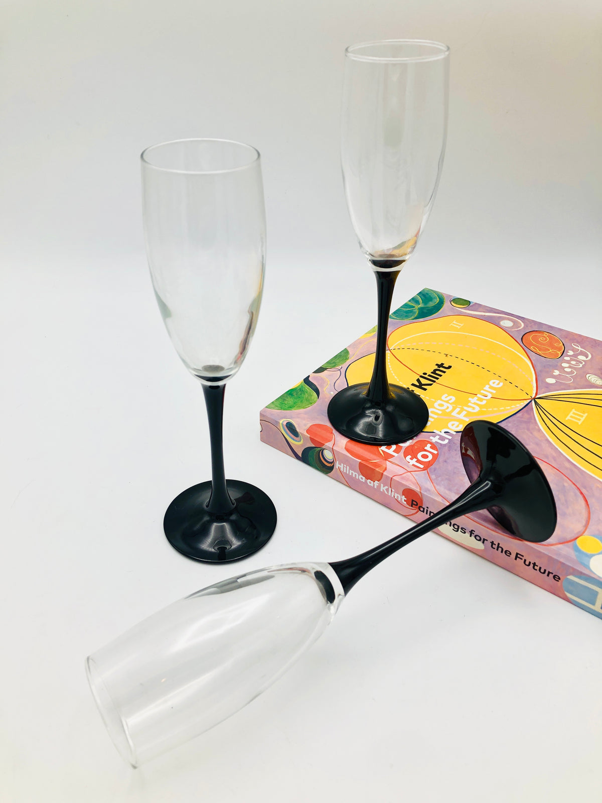 Vintage Black Stem Glasses