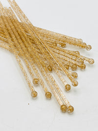 MCM Gold Fleck Swizzle Sticks