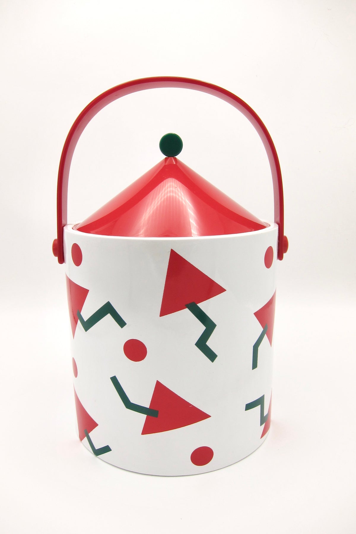 Vintage Postmodern Memphis Era Ice Bucket