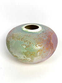 Vintage Tony Evans Raku Vase / Vessel