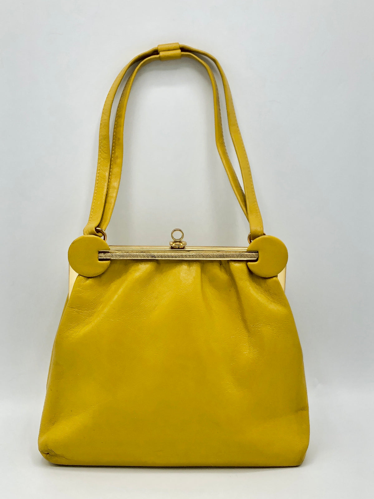 Vintage Mustard Leather Bag