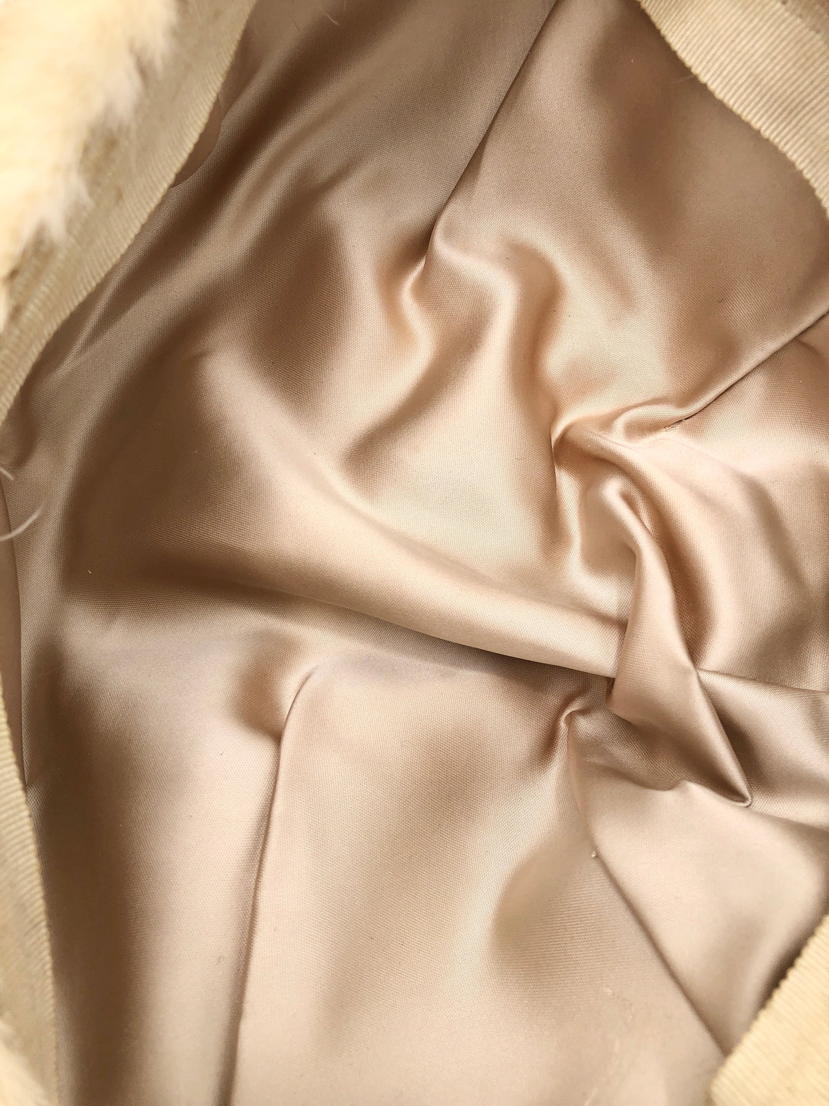 Vintage Blonde Mink Fur Hat