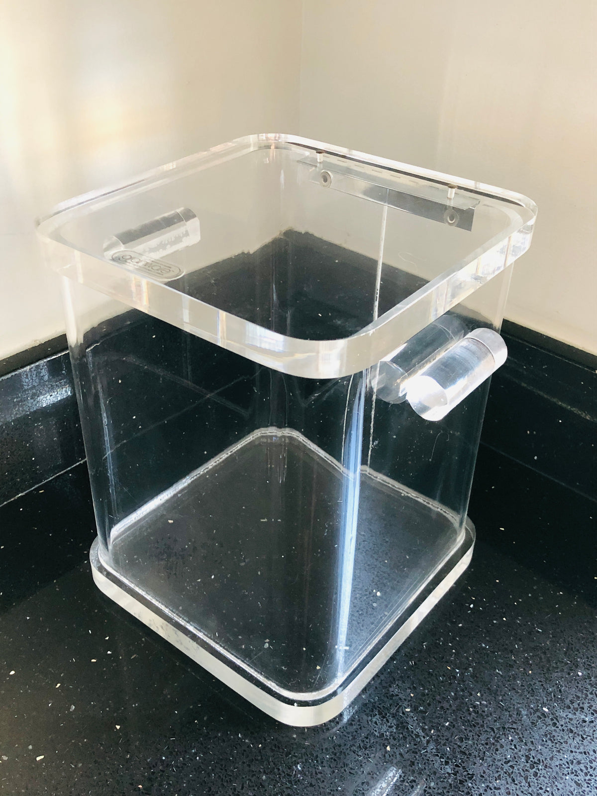 Lucite Ice Bucket by Grainware