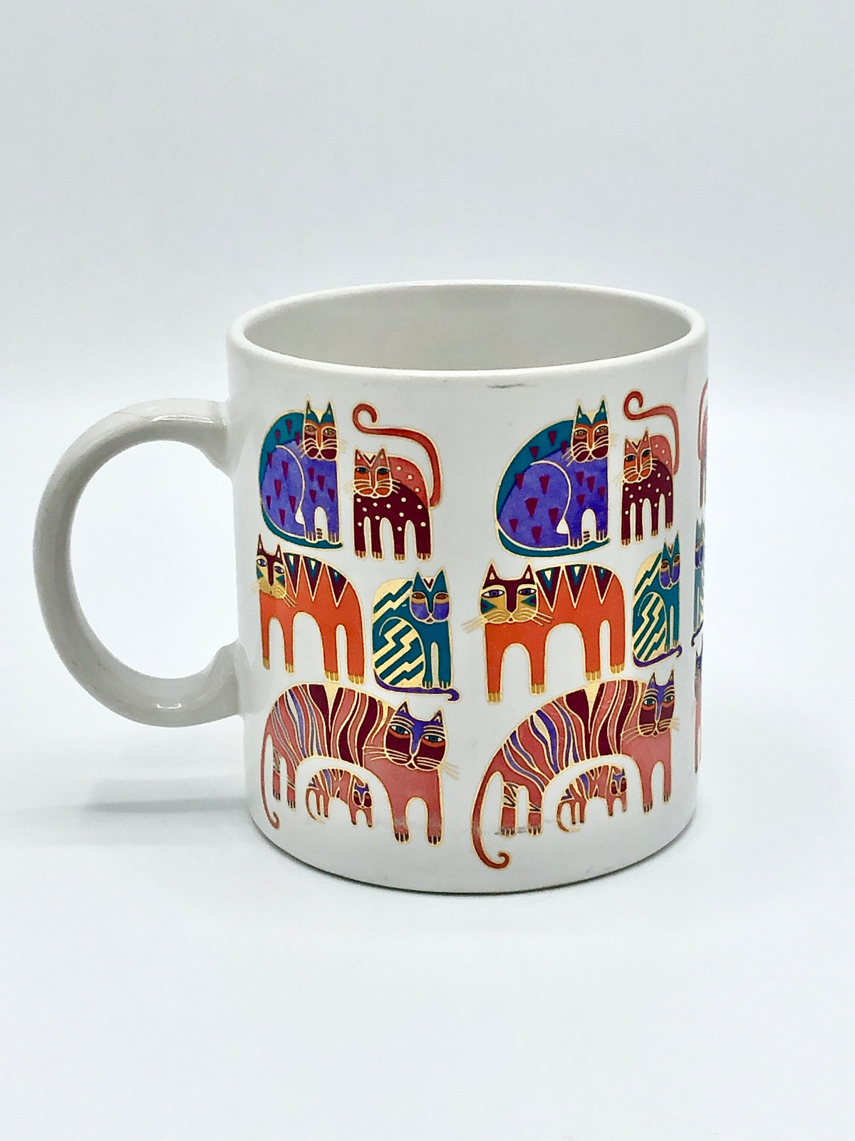 Vintage 80s Cat Mug