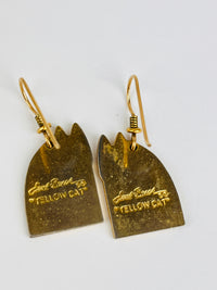 Laurel Burch “Yellow Cat” Earrings