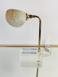 Vintage Lucite and Seashell Lamp